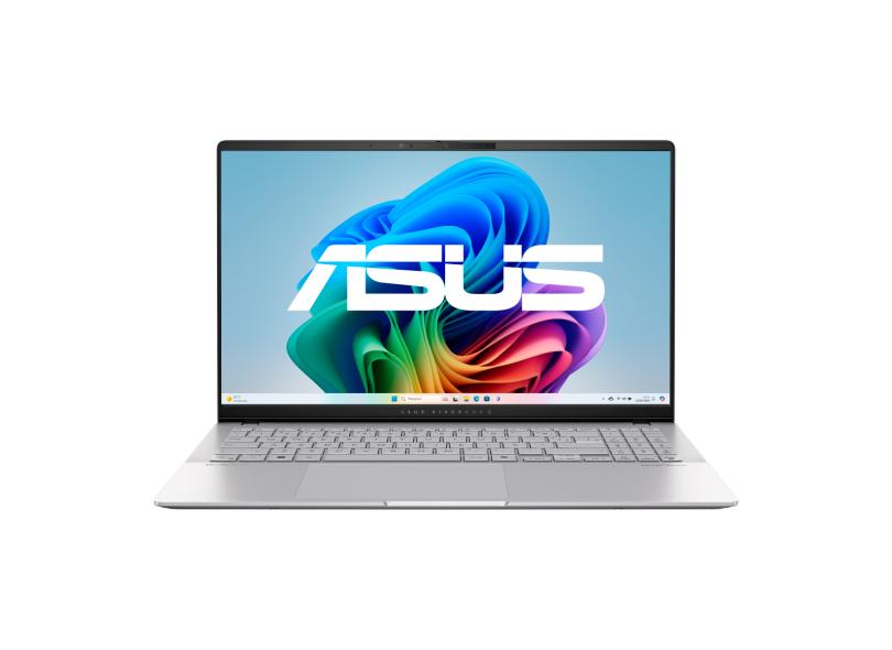 Notebook ASUS Vivobook S15 S5507QA-MA101W Qualcomm Snapdragon X1E-78-100 32Gb Ram 1TB SSD Windows 11 Home Tela 15,6” OLED 120Hz Silver