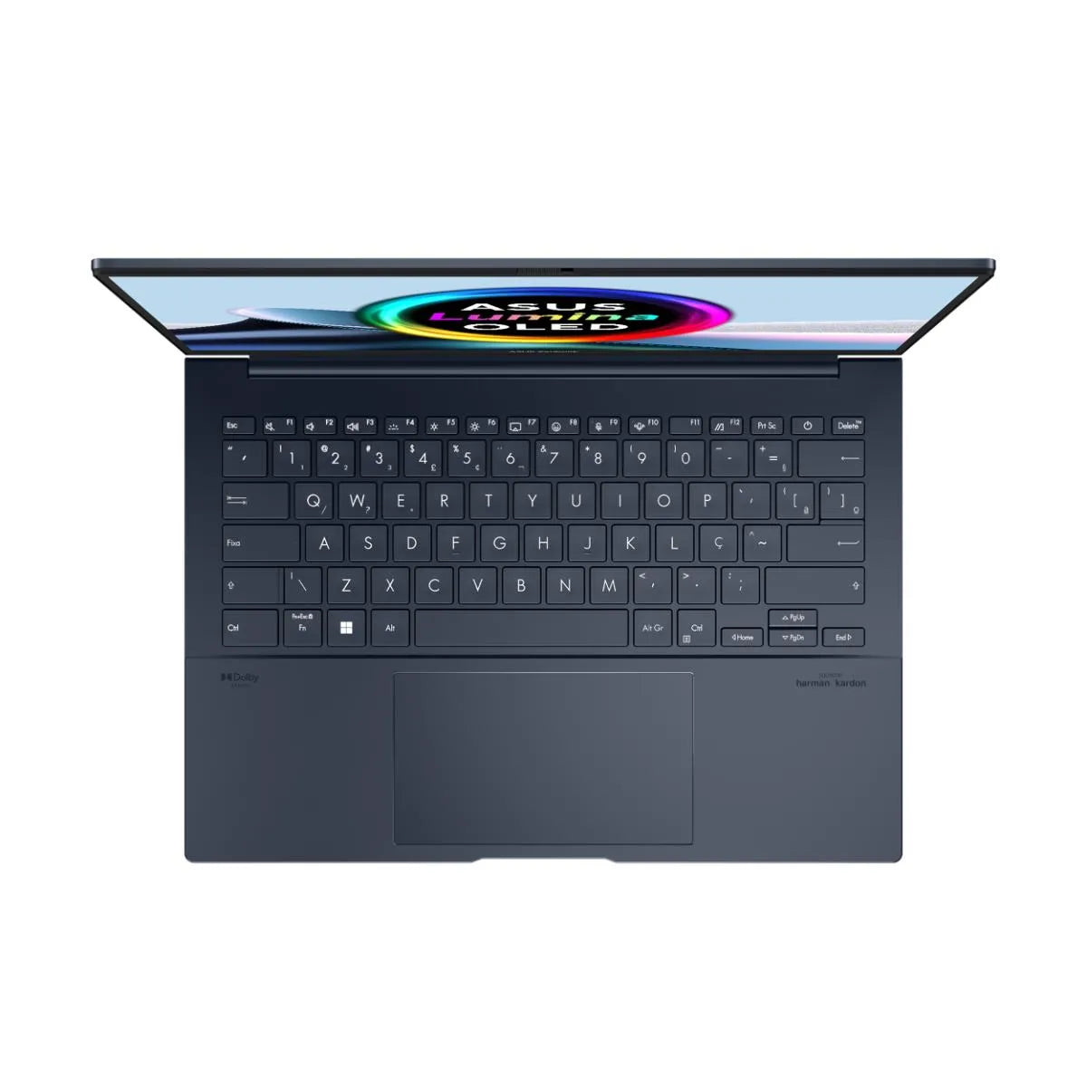 Notebook ASUS Zenbook 14 OLED UX3405MA-QD344W Intel Core Ultra 7 155H EVO 16Gb Ram 1TB SSD Windows 11 Home Tela 14,00" FHD Ponder Blue