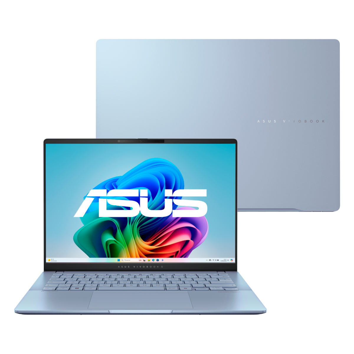 Notebook ASUS Vivobook S 14 S5406SA-PP097W Core Ultra 7, 32 GB, 1.0 TB SSD, W11 Home, Tela 14.0'' OLED, Mist Blue
