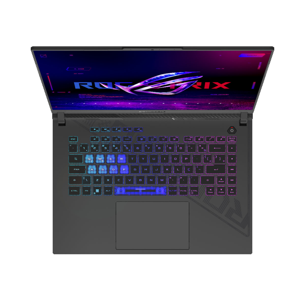 Notebook Gamer Asus ROG STRIX Gaming G16 G614JU-N3380W RTX4050 Core i7 13650HX 16Gb Ram 512GB SSD W11 16" FHD 165Hz - Eclipse Gray