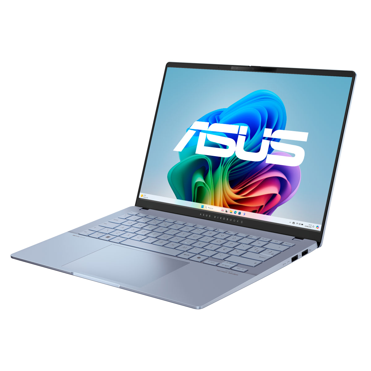 Notebook ASUS Vivobook S 14 S5406SA-PP097W Core Ultra 7, 32 GB, 1.0 TB SSD, W11 Home, Tela 14.0'' OLED, Mist Blue