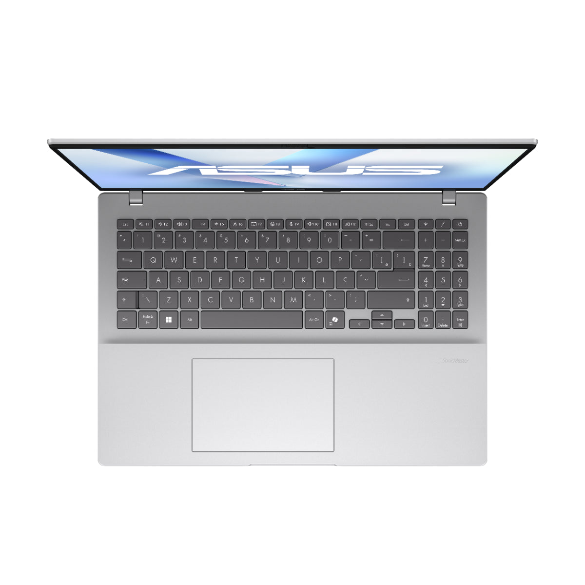 Notebook ASUS VivoBook 16 X1607QA-MB062W Qualcomm Snapdragon X1 26 100 16GB Ram 512GB SSD Windows 11 Home Tela 16” FHD Silver